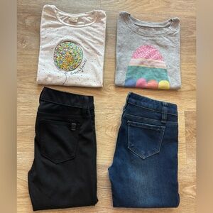 Girls Sz 12 Wardrobe -2 Tops & 2 Bottoms